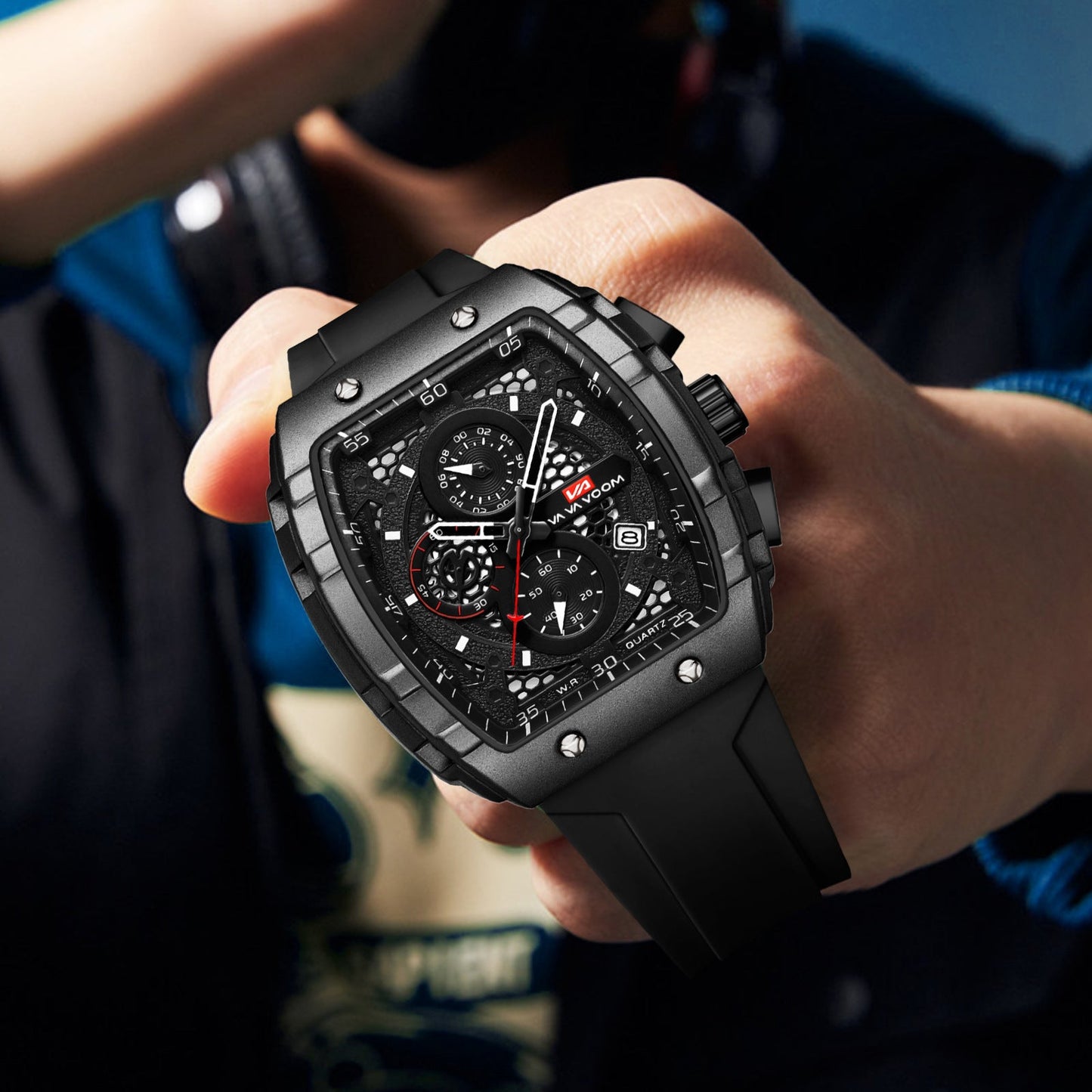 âLimited time offerđ„Men's barrel luminous waterproof fashion watch