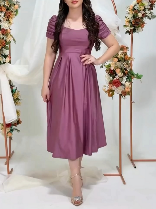 (⏰ Low Stock) Lavender Grace Midi Dress