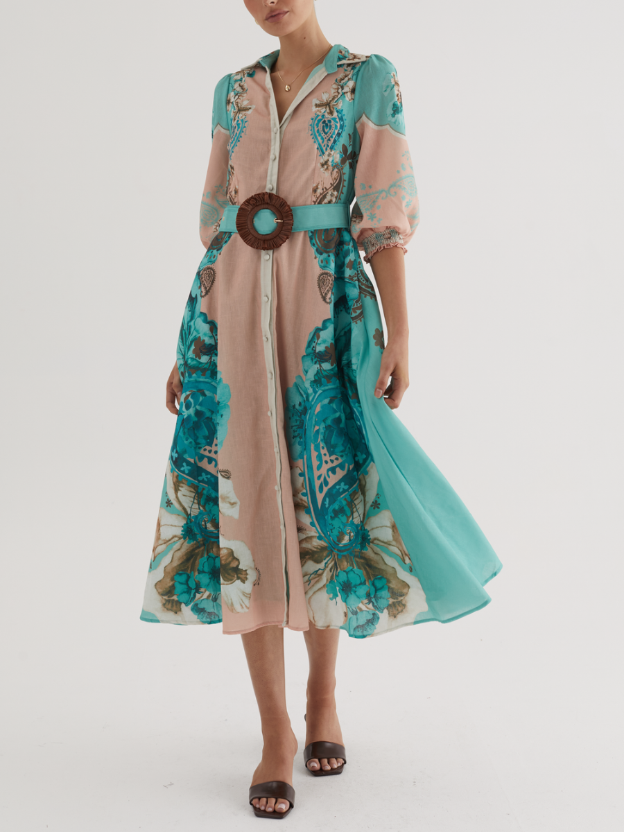 Willow Floral Midi Dress