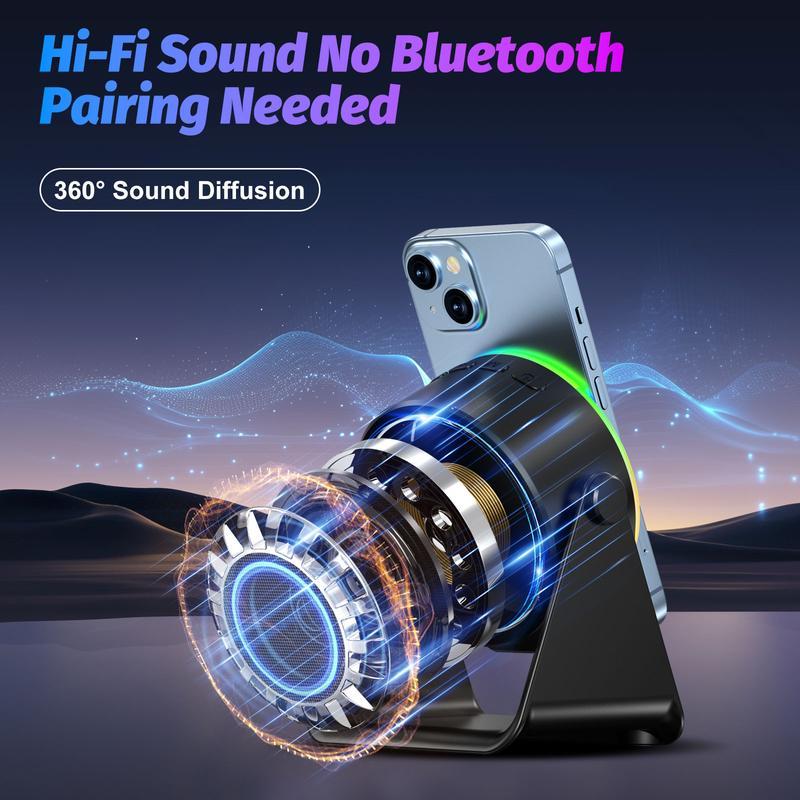 šFather's Day Gift-50%OFFš„4 in 1 Wireless Induction Audio Bluetooth Speaker