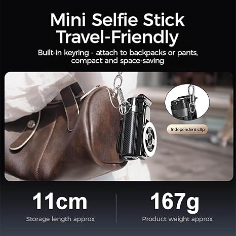 š„2025 New 4-in-1 Multifunctional 360° Rotation Magnetic Selfie Stick