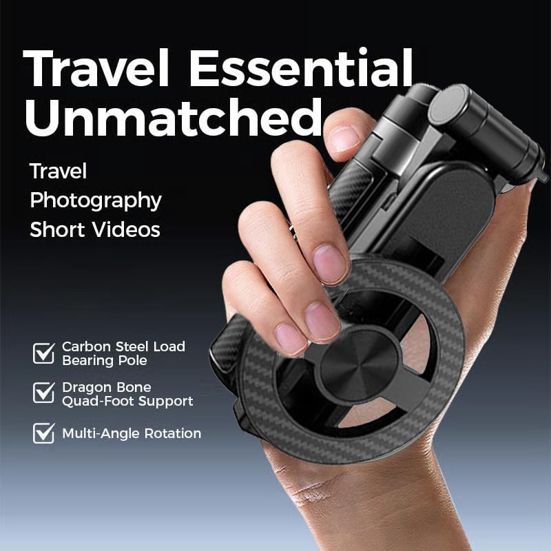 š„2025 New 4-in-1 Multifunctional 360° Rotation Magnetic Selfie Stick