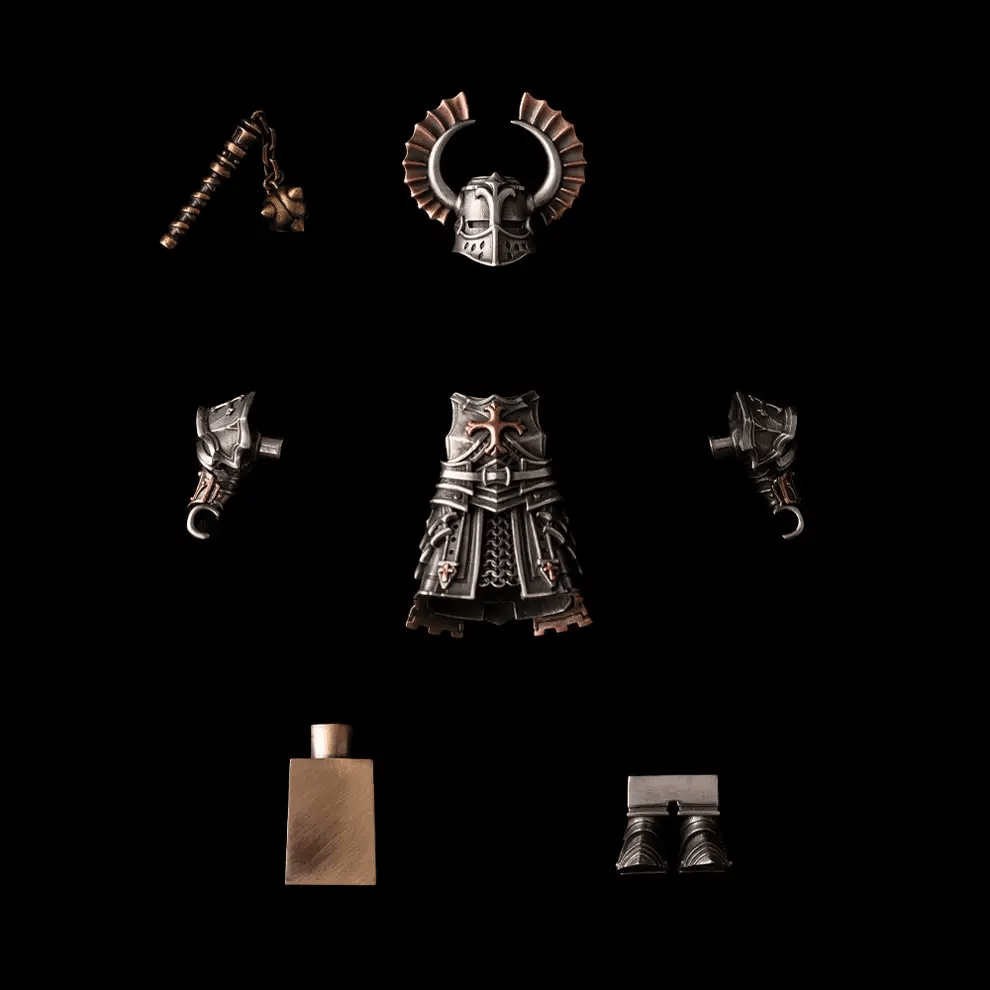 š„2025 NEW ARRIVALš„Medieval Knight Metal Statue (Magnetic Detachable)