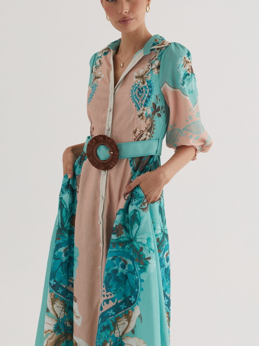 Willow Floral Midi Dress