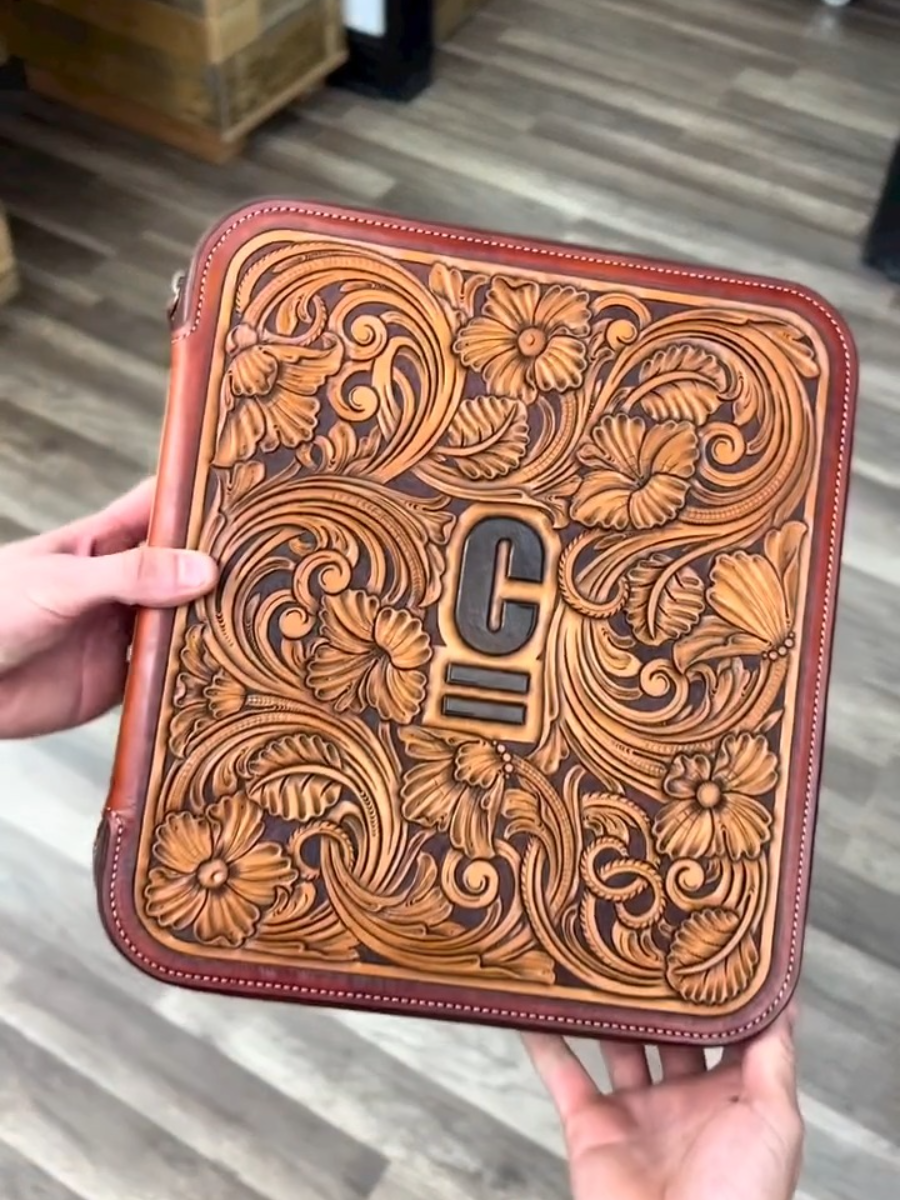 Handmade Customized Tessellated Floral Bag