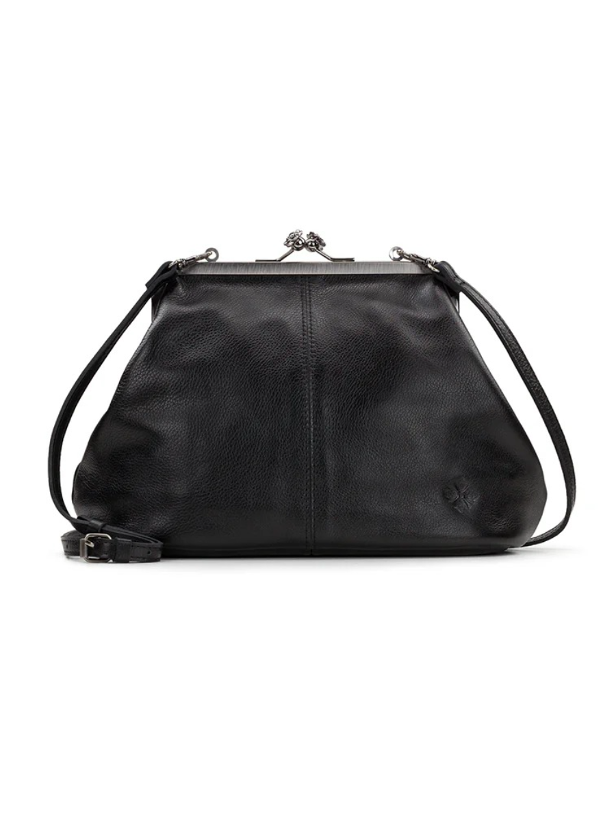 Women's Red Sofia Kisslock Leather Bag