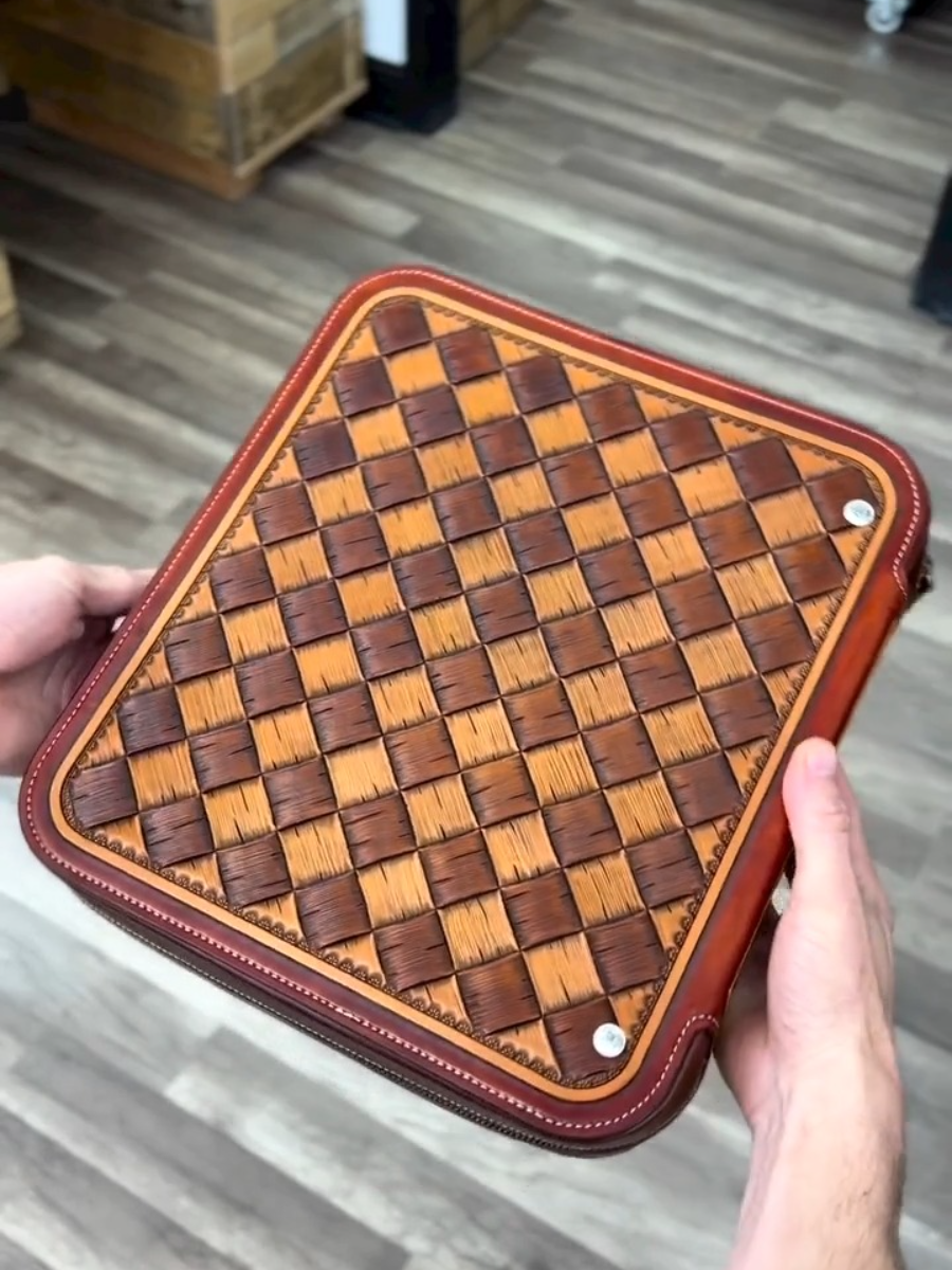 Handmade Customized Tessellated Floral Bag