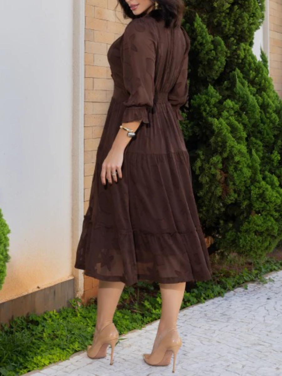 (⏰New Arrivals Promotion $15 OFF) Sarita Elegant Midi Dress