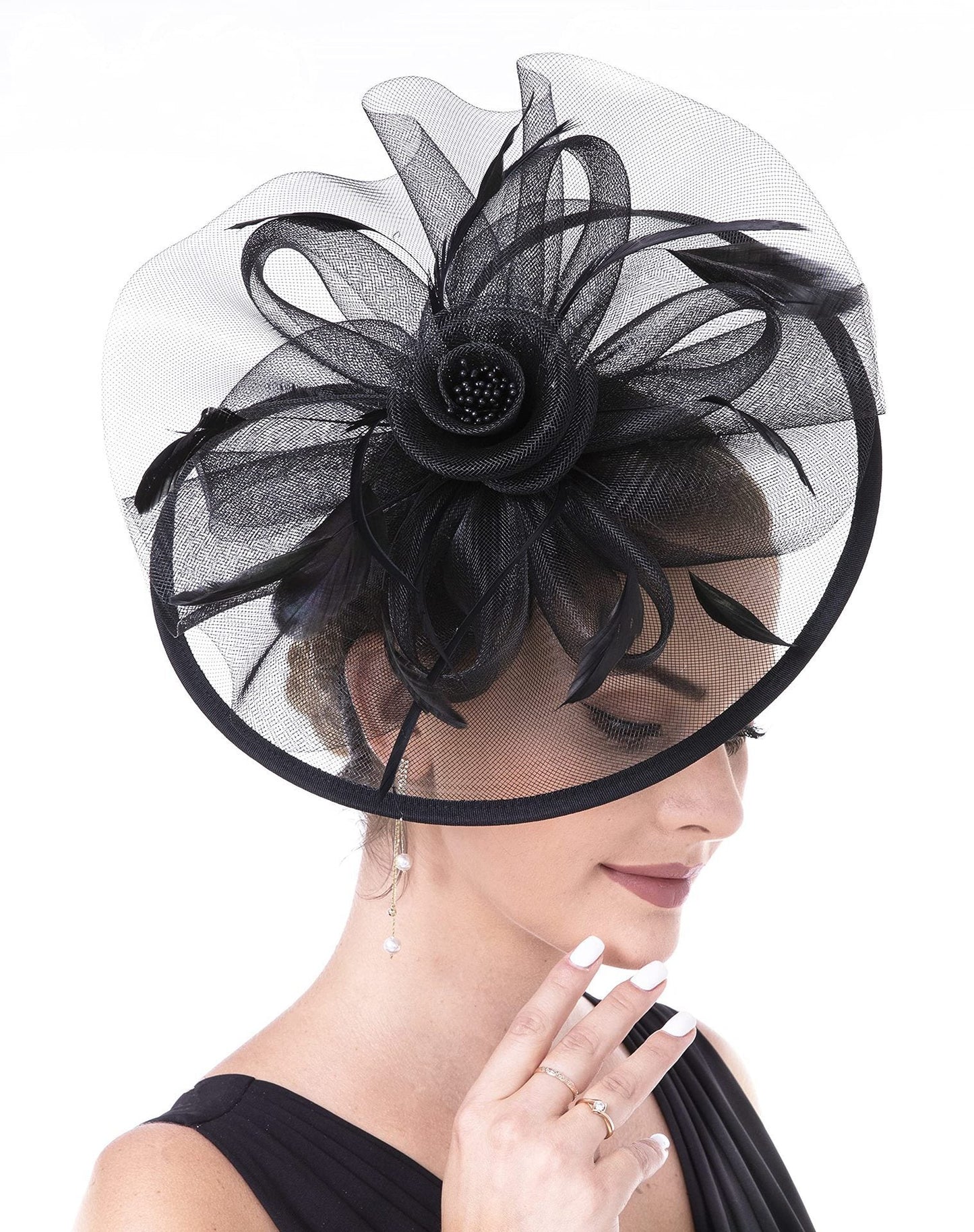 Round Mesh Vintage Hair Accessories