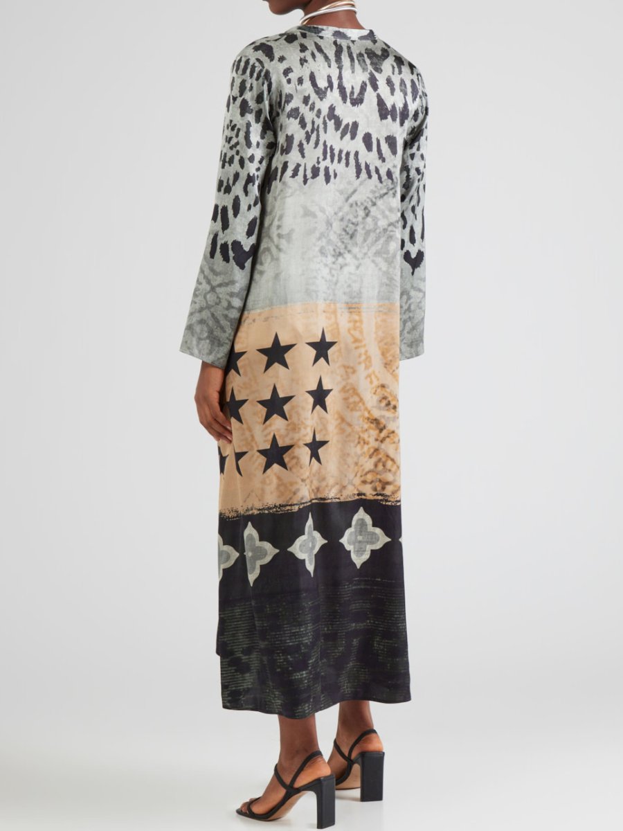 Ladies Loose Printed Maxi Dress