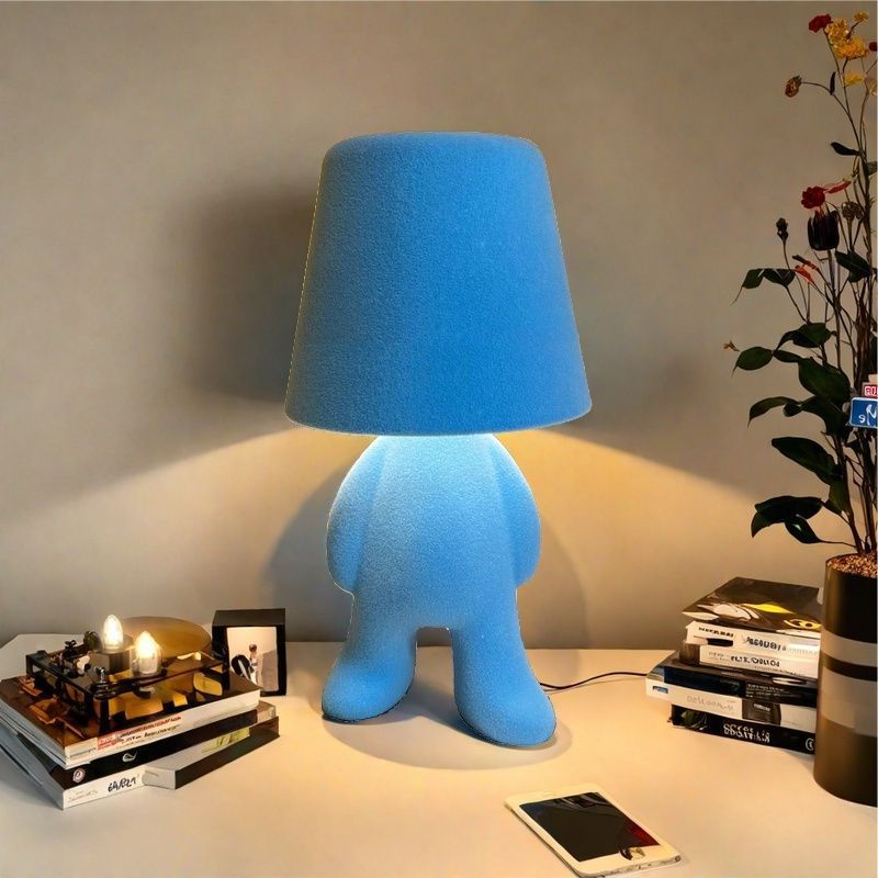 Creative Design Table Lamp, USB Rechargeable LED Night Light, 3-Way Dimmable Modern Night Light