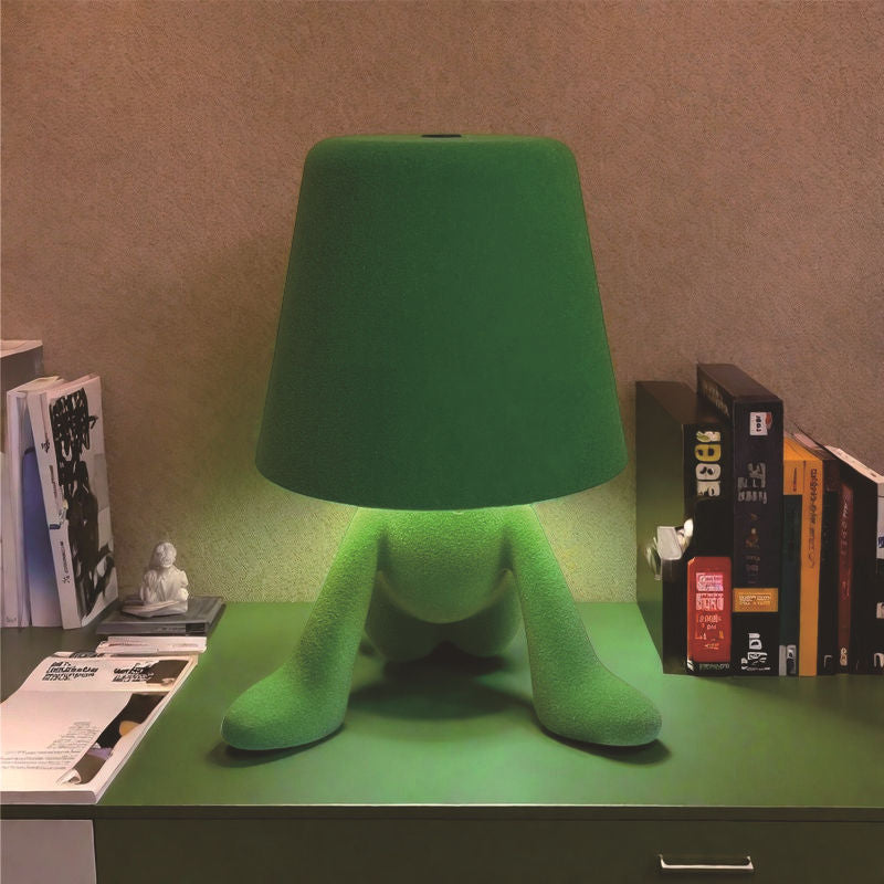 Creative Design Table Lamp, USB Rechargeable LED Night Light, 3-Way Dimmable Modern Night Light