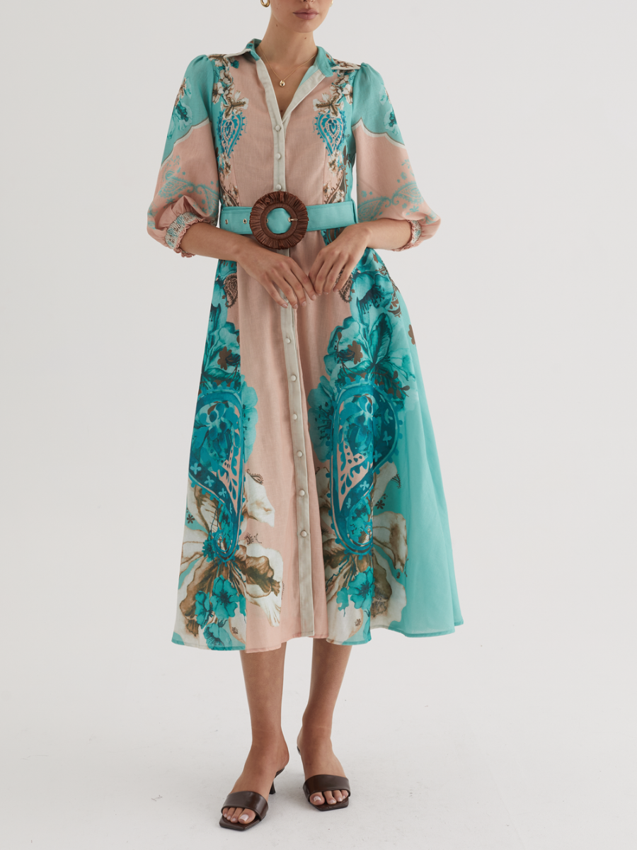 Willow Floral Midi Dress