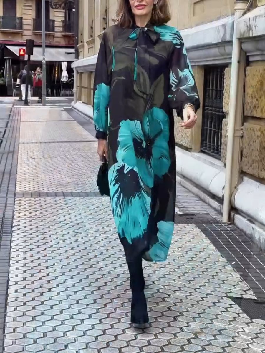 (⏰New Arrivals Promotion $20 OFF) Blue Baulette Midi Dress