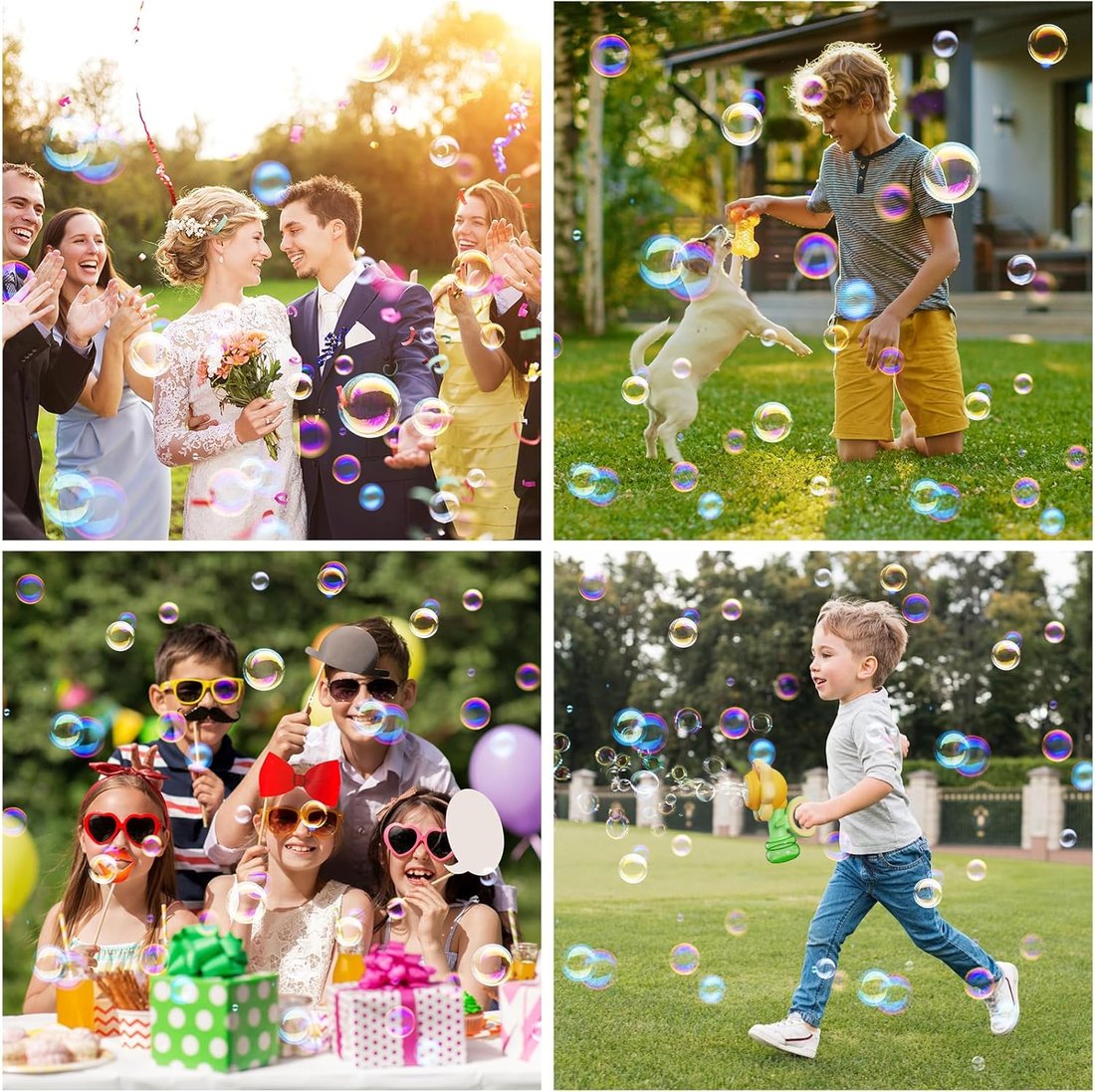 🎁Children's Day Pre-sale-50% OFF🔥Seven Color Flower Bubble Machine for Kids