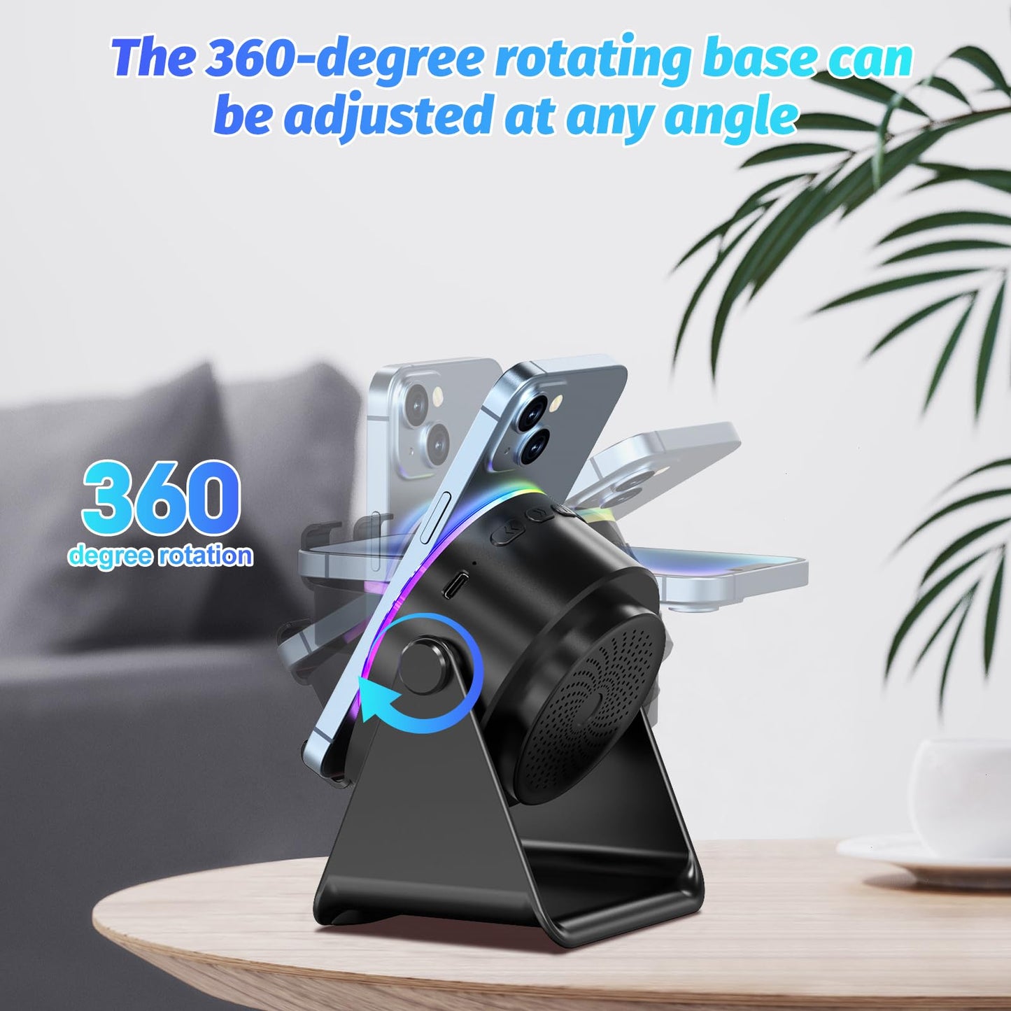 🎁Father's Day Gift-50%OFF🔥4 in 1 Wireless Induction Audio Bluetooth Speaker