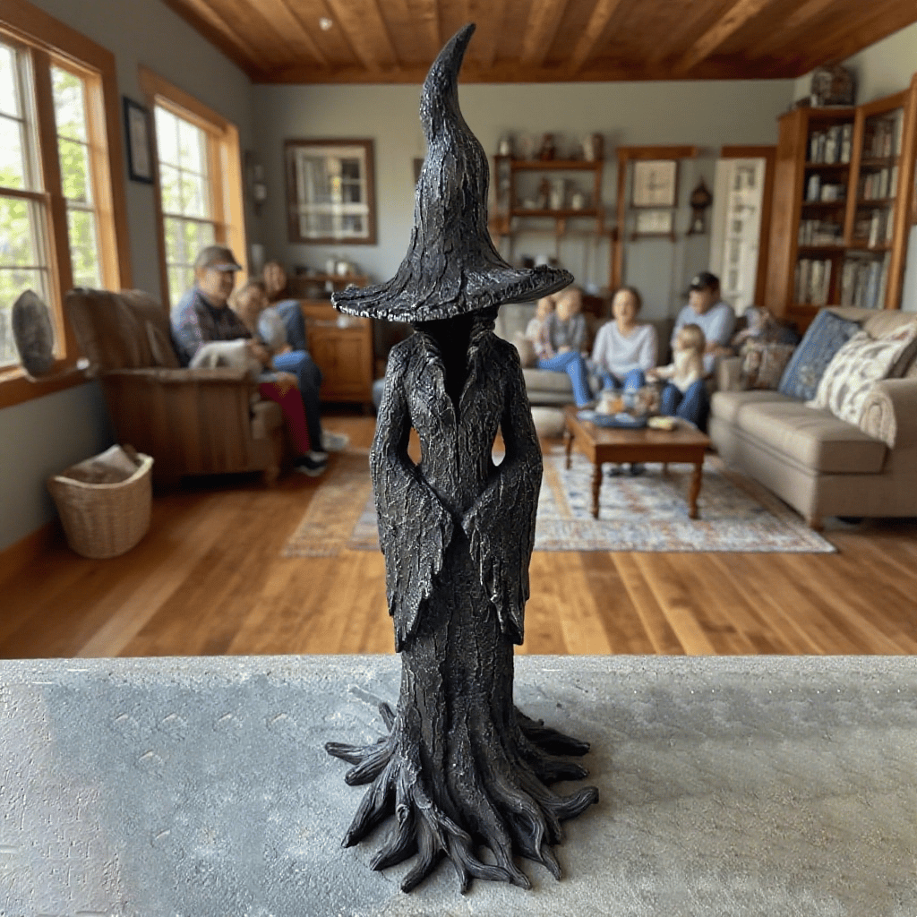 🔥LAST DAY 49% OFF - 🧙‍♀️💫Hand-Painted Enchanting Witch Statue: The Guardian of Your Home ✨