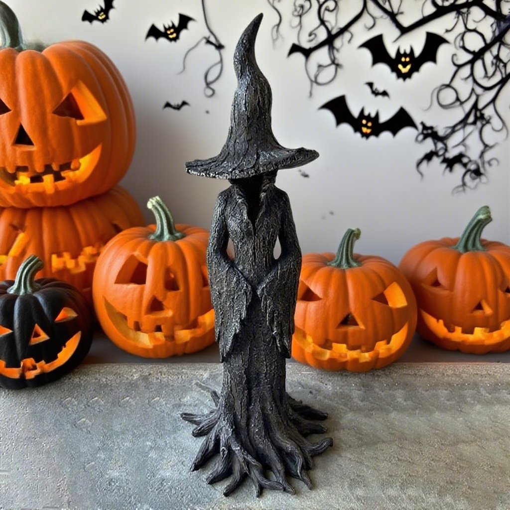 🔥LAST DAY 49% OFF - 🧙‍♀️💫Hand-Painted Enchanting Witch Statue: The Guardian of Your Home ✨