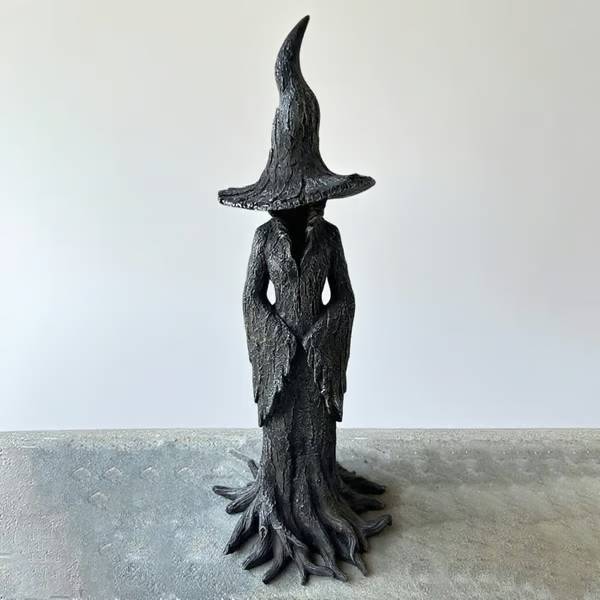 🔥LAST DAY 49% OFF - 🧙‍♀️💫Hand-Painted Enchanting Witch Statue: The Guardian of Your Home ✨