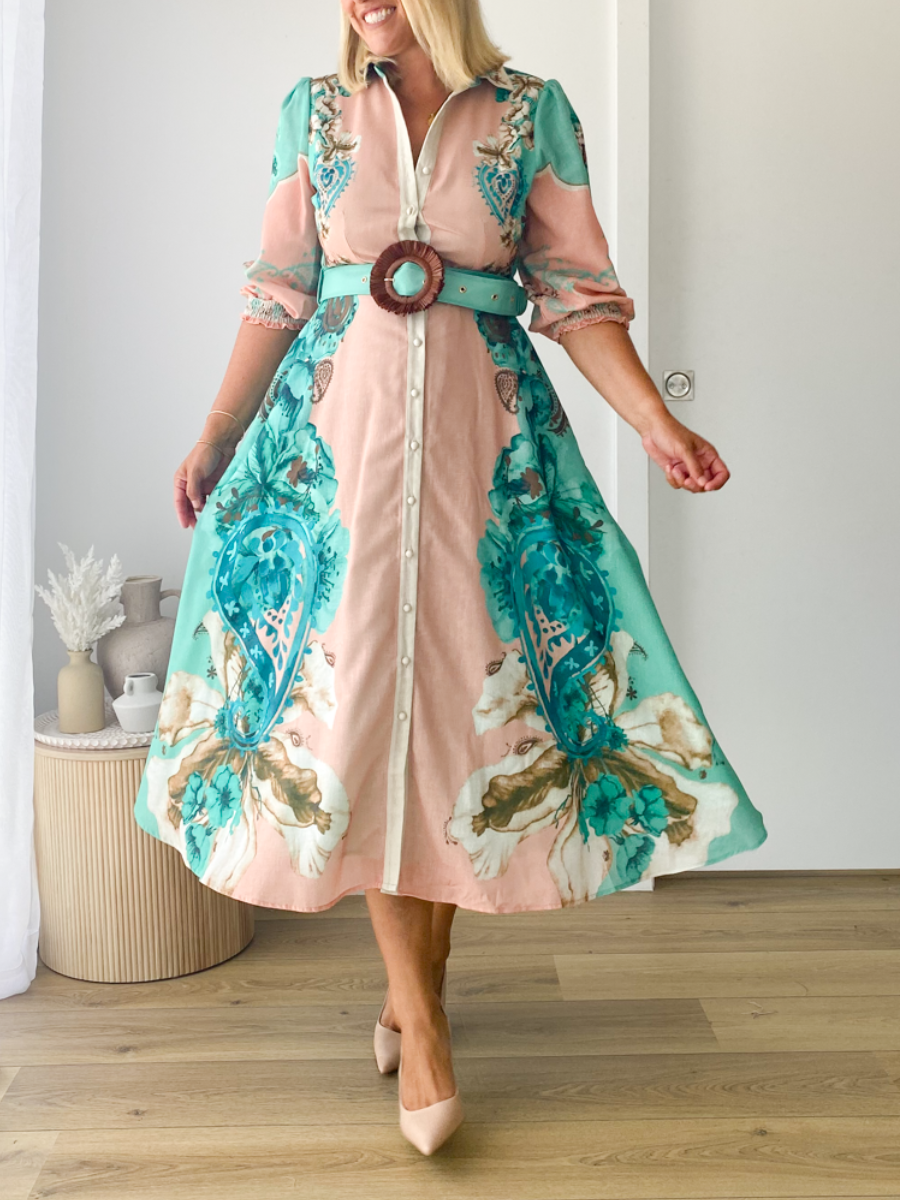 Willow Floral Midi Dress