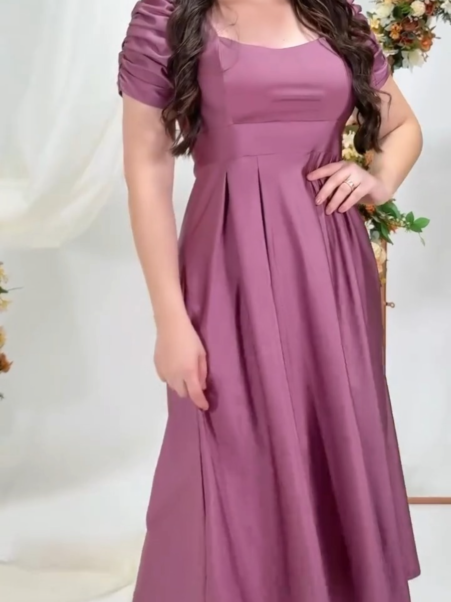 (⏰ Low Stock) Lavender Grace Midi Dress
