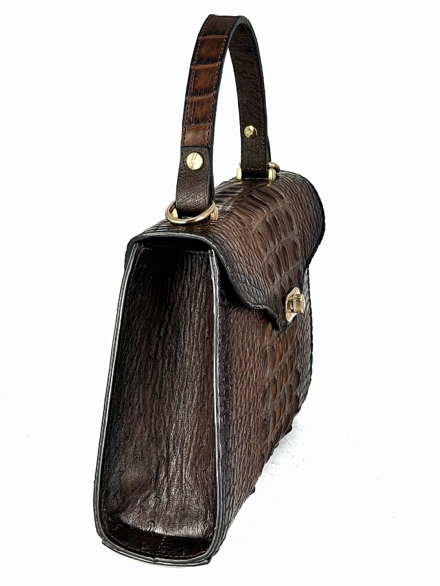 Ladies' Crocodile/ostrich Back Bag