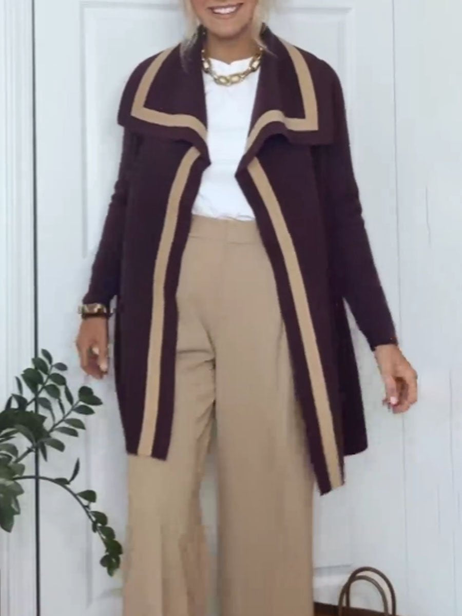 Knitted Long Sleeve Cardigan