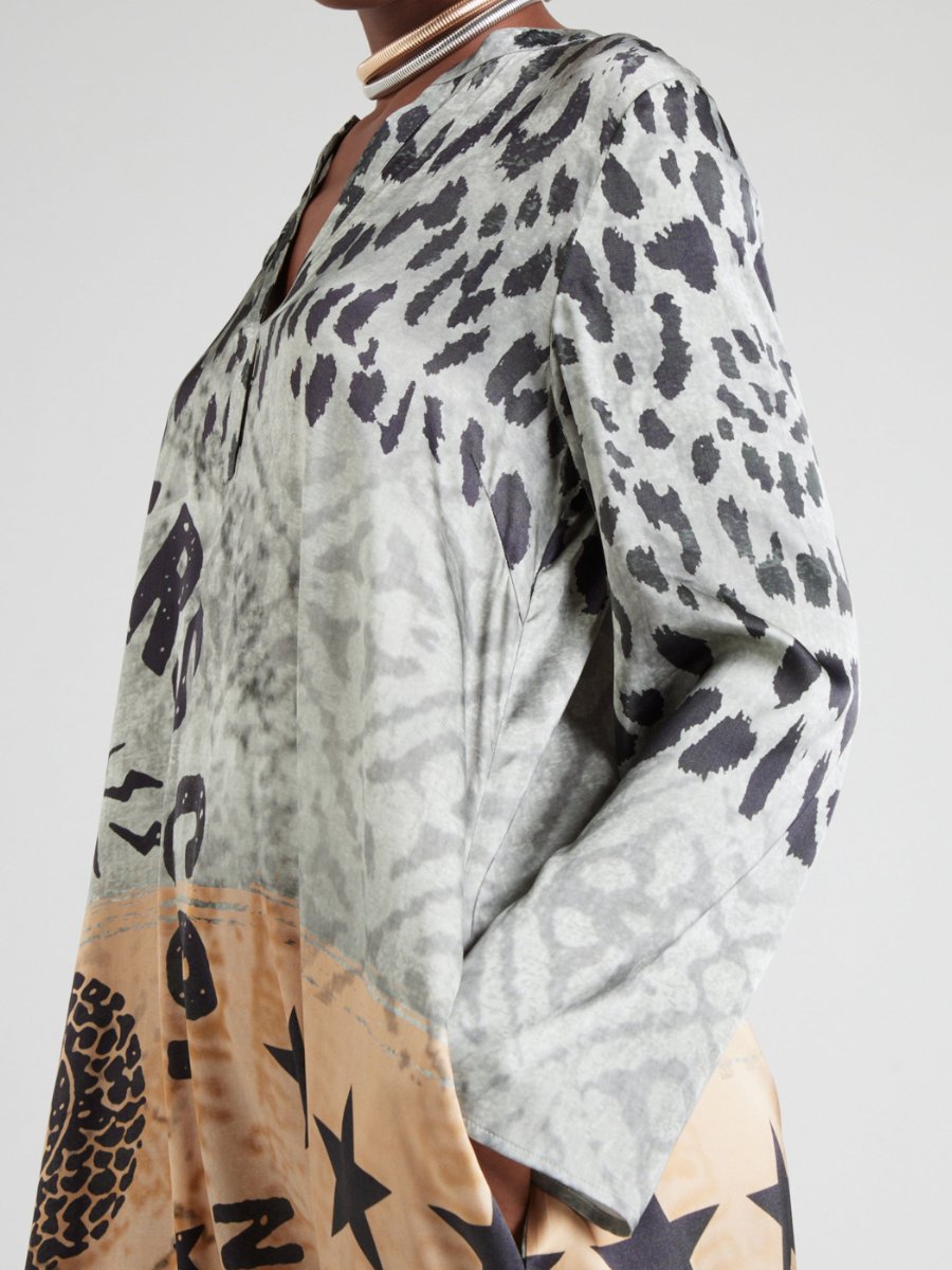 Ladies Loose Printed Maxi Dress